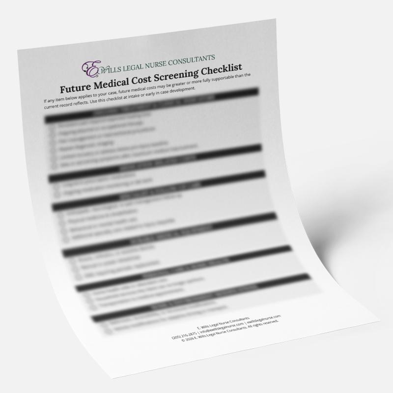 Future Medical Cost Screening Checklist - Featured Image 